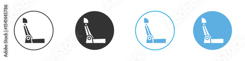 Car seat icon Logo Template Design set