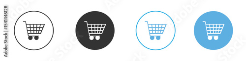 Cart icon Logo Template Design set