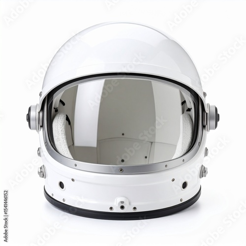 Generated image. astronaut helmet (real) on a white background without shadows