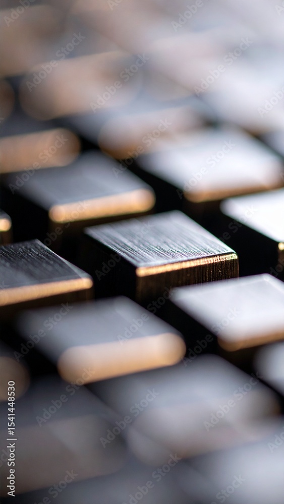 Close Up Macro Shot of Dark Keyboard Keys Abstract Texture. Close Up Macro Shot of Dark Keyboard Keys Abstract Texture.