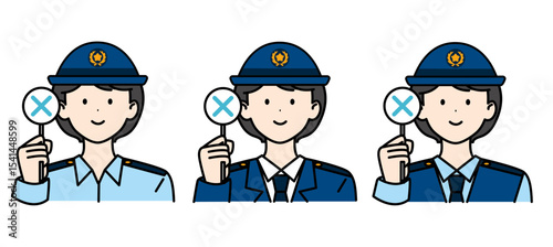 女性警察官2 だめ
