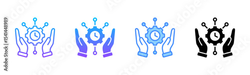 Resource Management Multi Style Icon Set