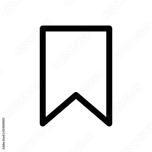 Bookmark Save Outline Icon