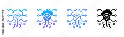 Iot Multi Style Icon Set