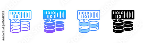 Serialization Multi Style Icon Set