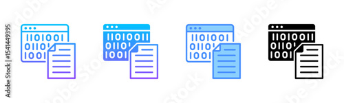 Source Code Multi Style Icon Set