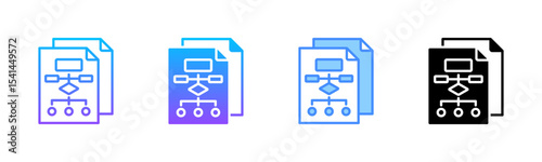 Schema Multi Style Icon Set