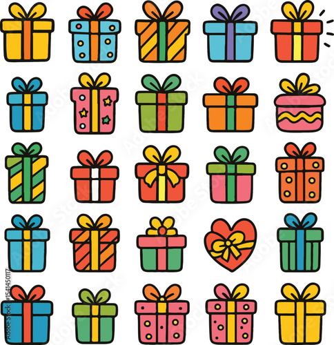 Single colorful icon design element for branding website or app interface