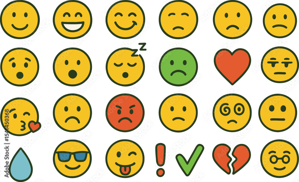 Fototapeta premium Single high resolution icon design in cmyk featuring various colors and fonts like helvetica and courier