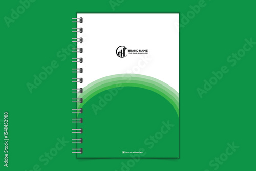 modern creative notebook cover template
