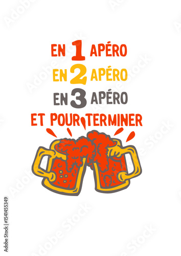 apero alcool biere trinquer 1 2 3 terminer humour