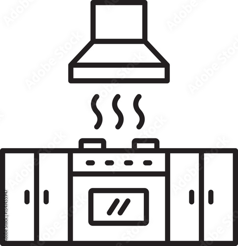 Kitchen Vector Icon Stock Illustration
