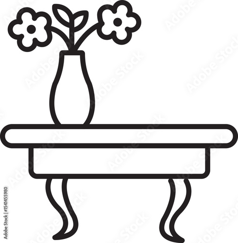 Table Vector Icon Stock Illustration