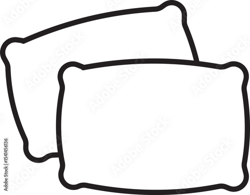 Pillow Vector Icon Stock Illustration