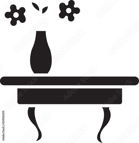 Table Vector Icon Stock Illustration