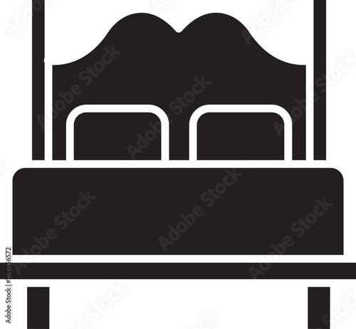 Bed Vector Icon Stock Illustration