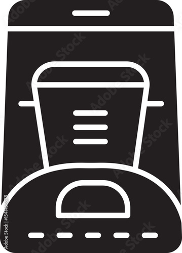 Juicer Machine Vector Icon Stock Illustration