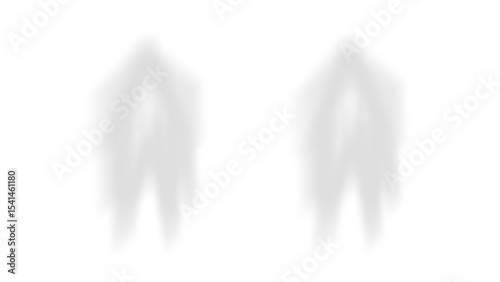 Abstract Transparent Ghostly Figures Shadow