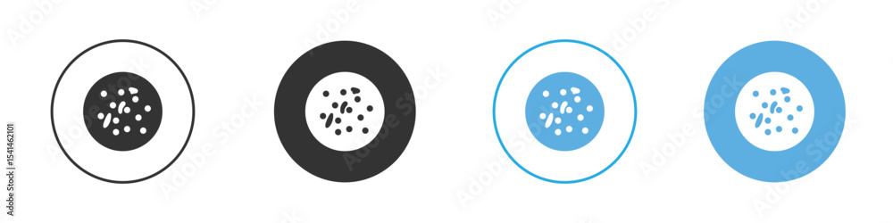 Fototapeta premium Leukemia icon Logo Template Design set