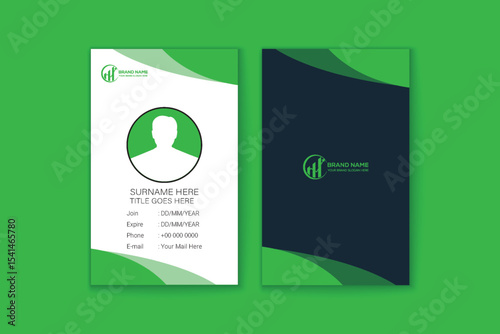 Professional modern clean minimal business card or visiting card design
