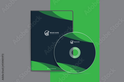 DVD case and disc label template design