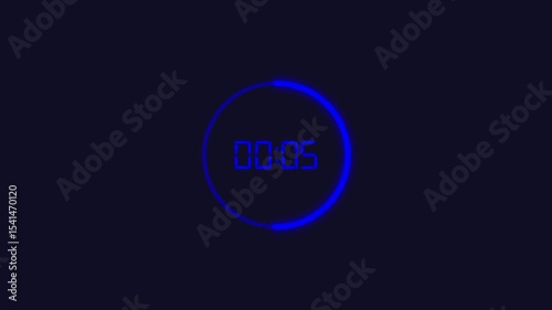 10 second countdown timer animation, hundred seconds timer countdown animation on black background