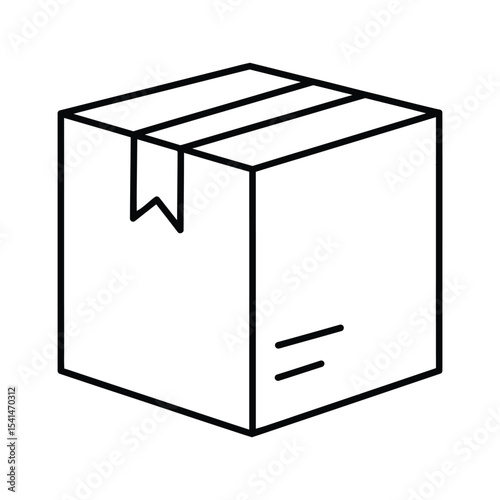 box carton packing isolated icon vector illustration designicon vector illustration design