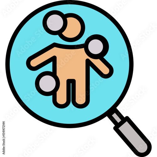 Symptom Checker lineal color icon
