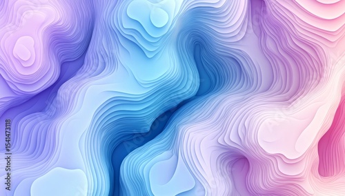 Abstract Colorful Geometric Terrain Design