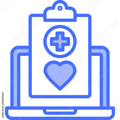 Digital Health solid icon