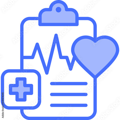 Health Data Analytics solid icon