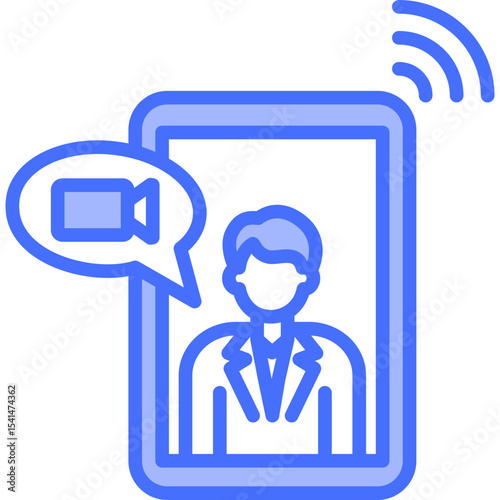 Video Health solid icon