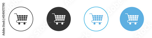 Shopping icon Logo Template Design set