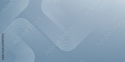 Abstract hexagon lines on gray background. Geometric stripe line art design for poster, brochure, cover, website, banner