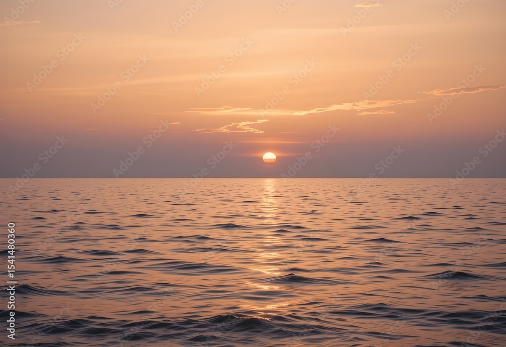 Obraz premium sunset over the sea