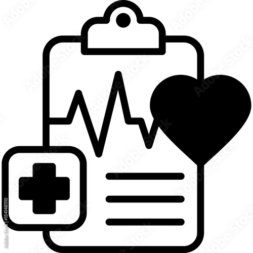 Health Data Analytics mixed icon