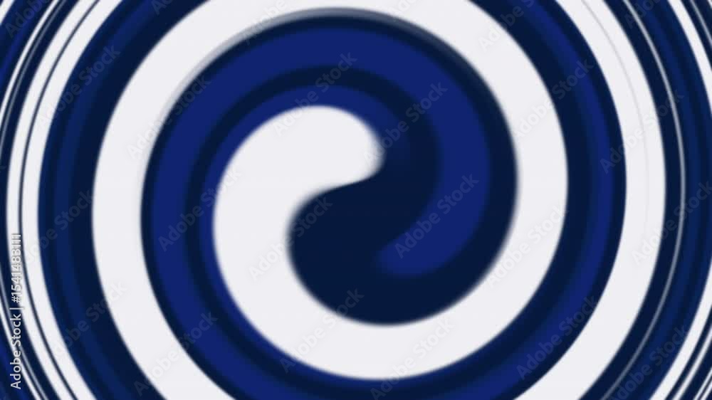Vortice Astratto Blu e Bianco