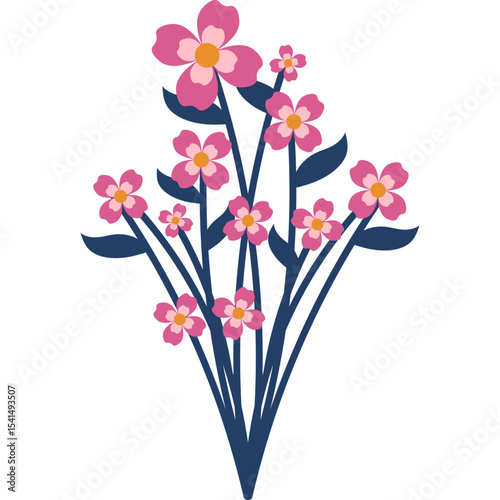 Organic Floral Element