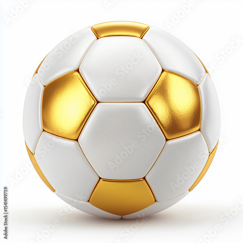 A football isolated against a white background
