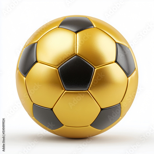 A football isolated against a white background

