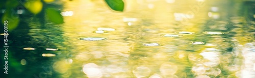 Abstract Nature Scene With Soft Sunlight
