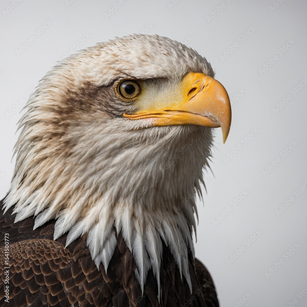 Naklejka premium american bald eagle