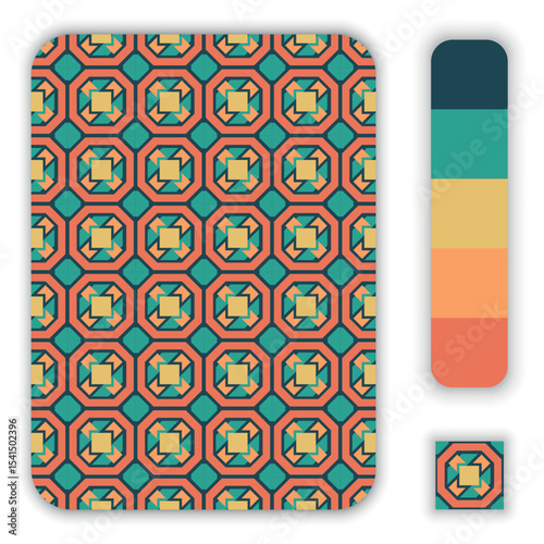 Colorful Seamless Tile Pattern
