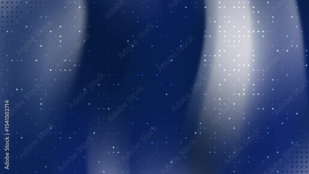 Astratto Blu Notturno con Trame Luminose