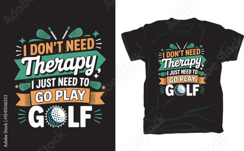 golf vector silhouette t-shirt design art