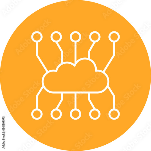 Cloud computing Icon