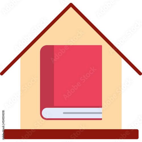 Home School Vector Icon Design