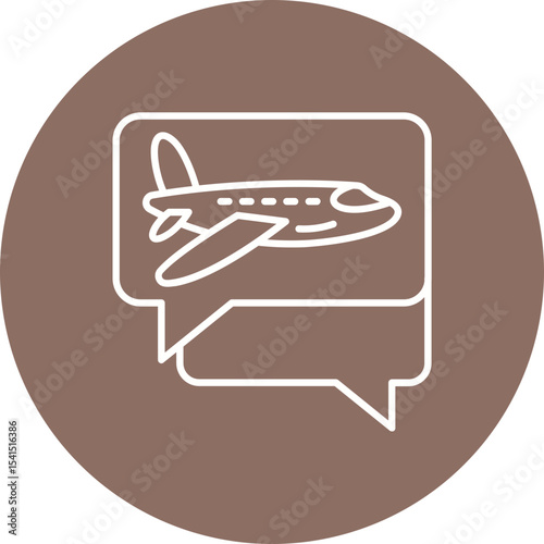 Travel chat Icon