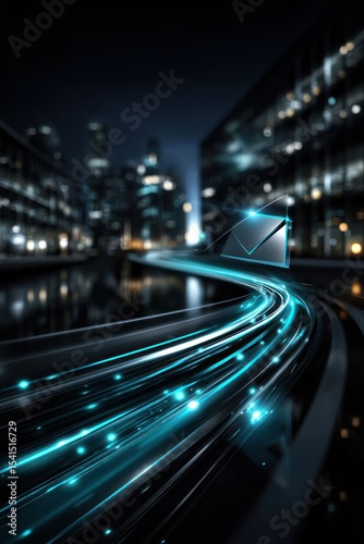 Night city email speed