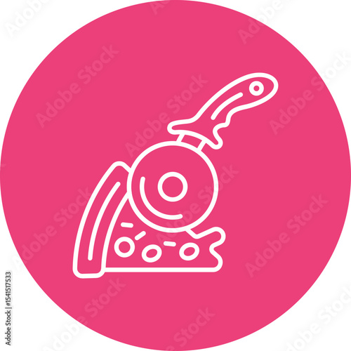 Pizza cutting Icon